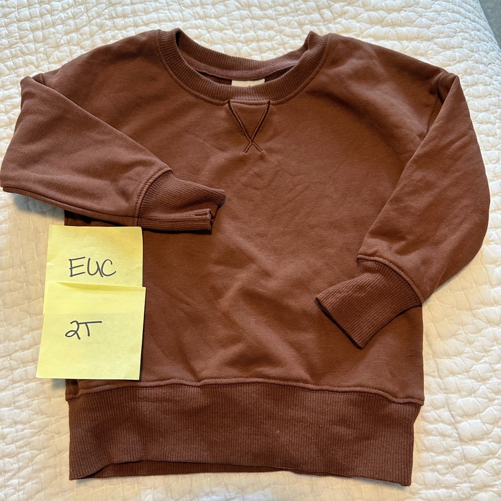 Brown Kids Sweatshirt